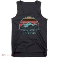 Oregon Retro Mountain Hiking 80s Style Tank Top thumb 0