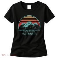 Oregon Retro Mountain Hiking 80s Style Women's T-Shirt thumb 0
