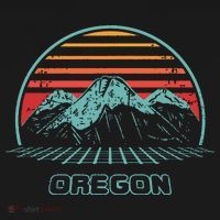 Oregon Retro Mountain Hiking 80s Style Kids Long Sleeve Shirt thumb 2