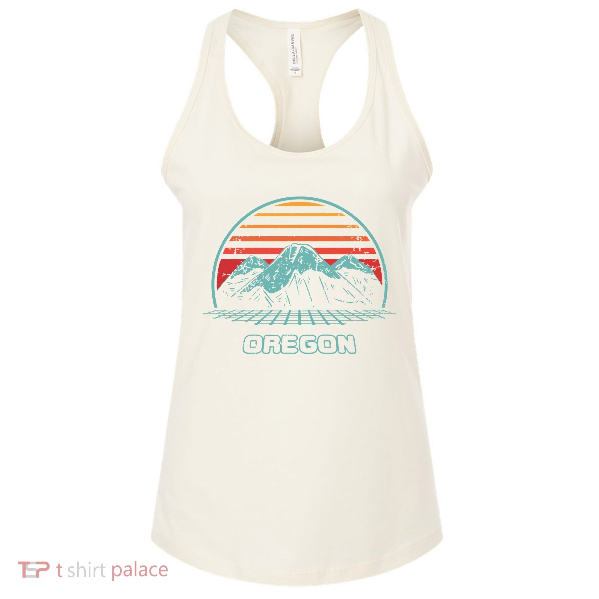 Oregon Retro Mountain Hiking 80s Style Women's Tank Top