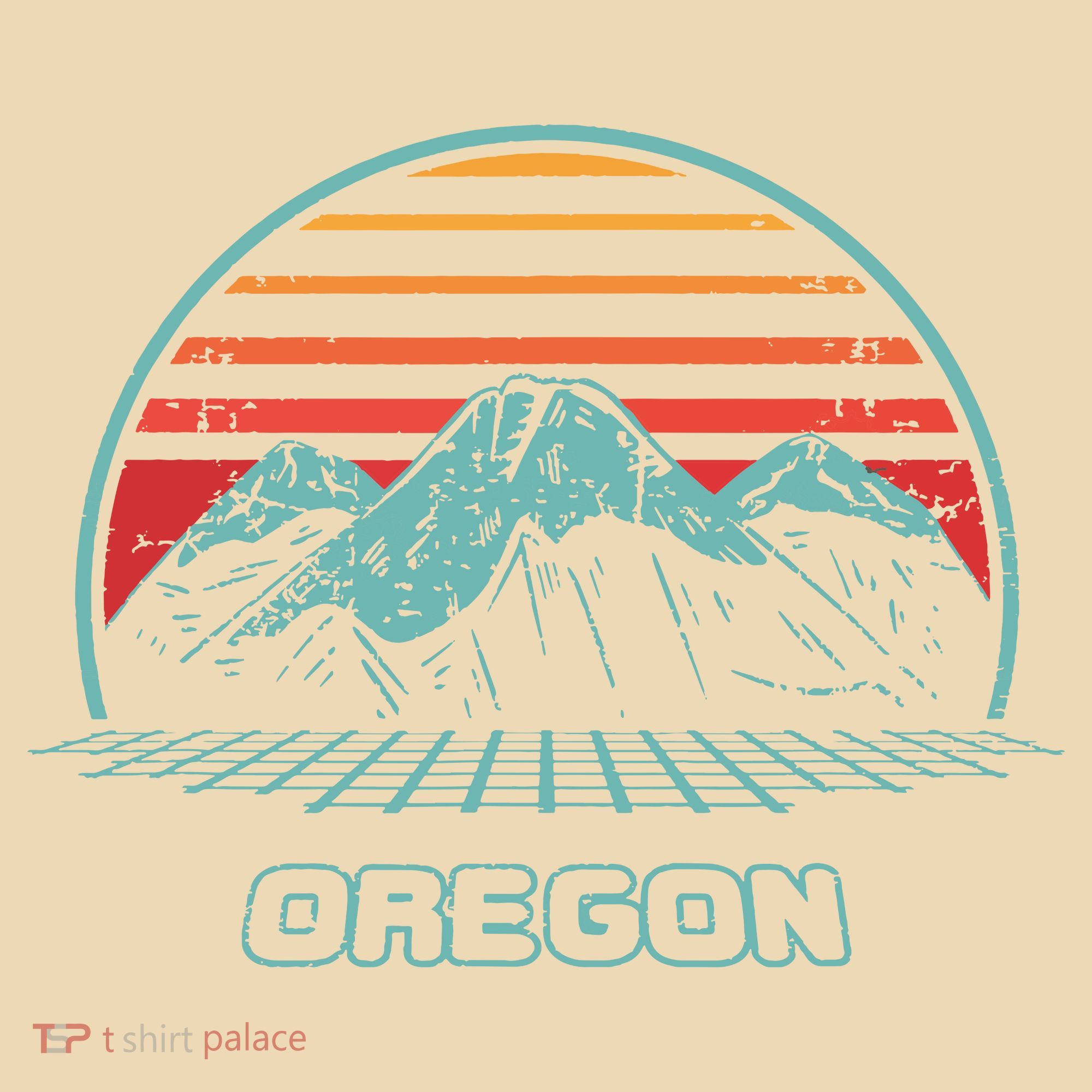 Oregon Retro Mountain Hiking 80s Style Women's Tank Top