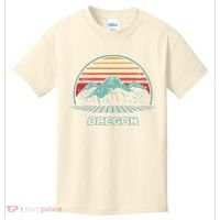 Oregon Retro Mountain Hiking 80s Style Kids T-Shirt thumb 0