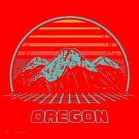 Oregon Retro Mountain Hiking 80s Style Santa Hat thumb 1
