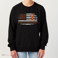 Orange Ribbon Ms Multible Sclerosis Awareness Women's Sweatshirt thumb 0