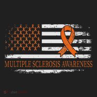 Orange Ribbon Ms Multible Sclerosis Awareness Beanie thumb 2