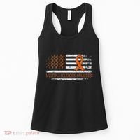 Orange Ribbon Ms Multible Sclerosis Awareness Women's Tank Top thumb 0