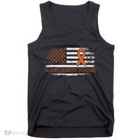 Orange Ribbon Ms Multible Sclerosis Awareness Tank Top thumb 0