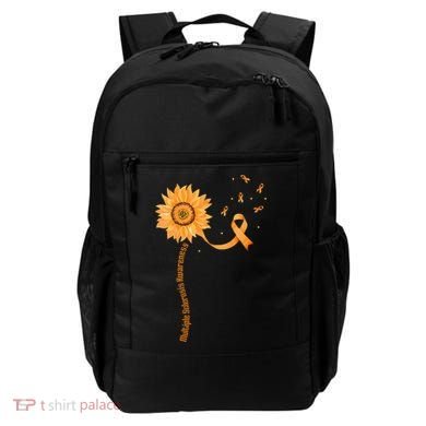 Orange Ribbon Multiple Sclerosis Awareness Backpack