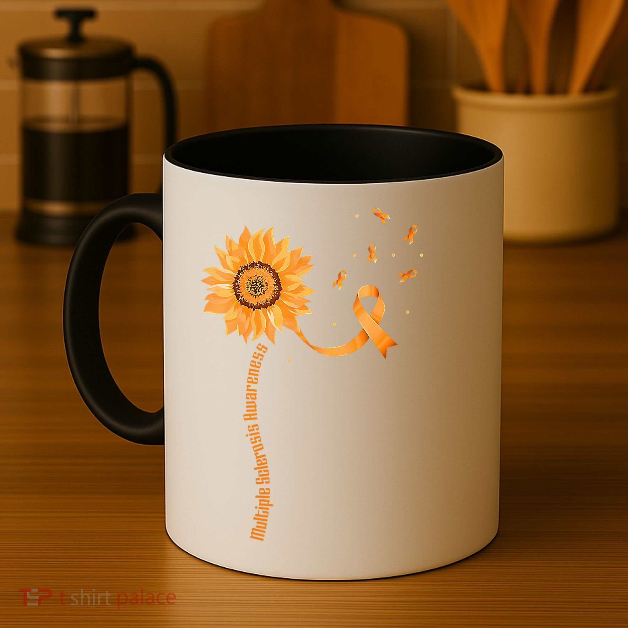 Orange Ribbon Multiple Sclerosis Awareness Coffee Mug
