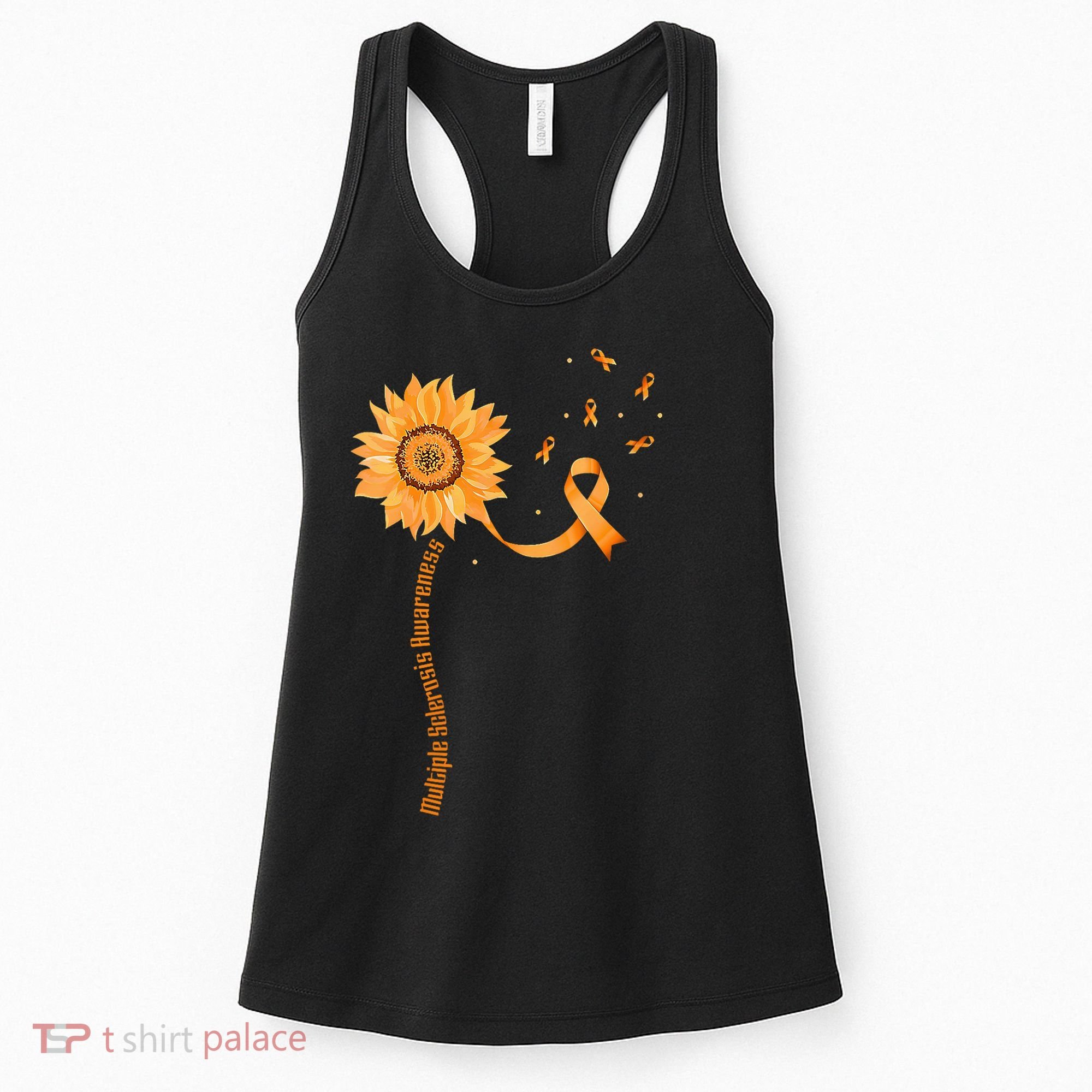 Orange Ribbon Multiple Sclerosis Awareness Women's Tank Top