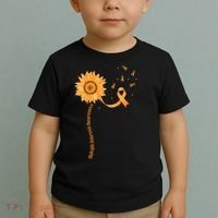 Orange Ribbon Multiple Sclerosis Awareness Toddler T-Shirt thumb 2