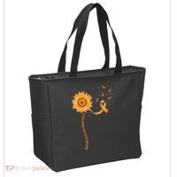 Orange Ribbon Multiple Sclerosis Awareness Tote Bag thumb 2