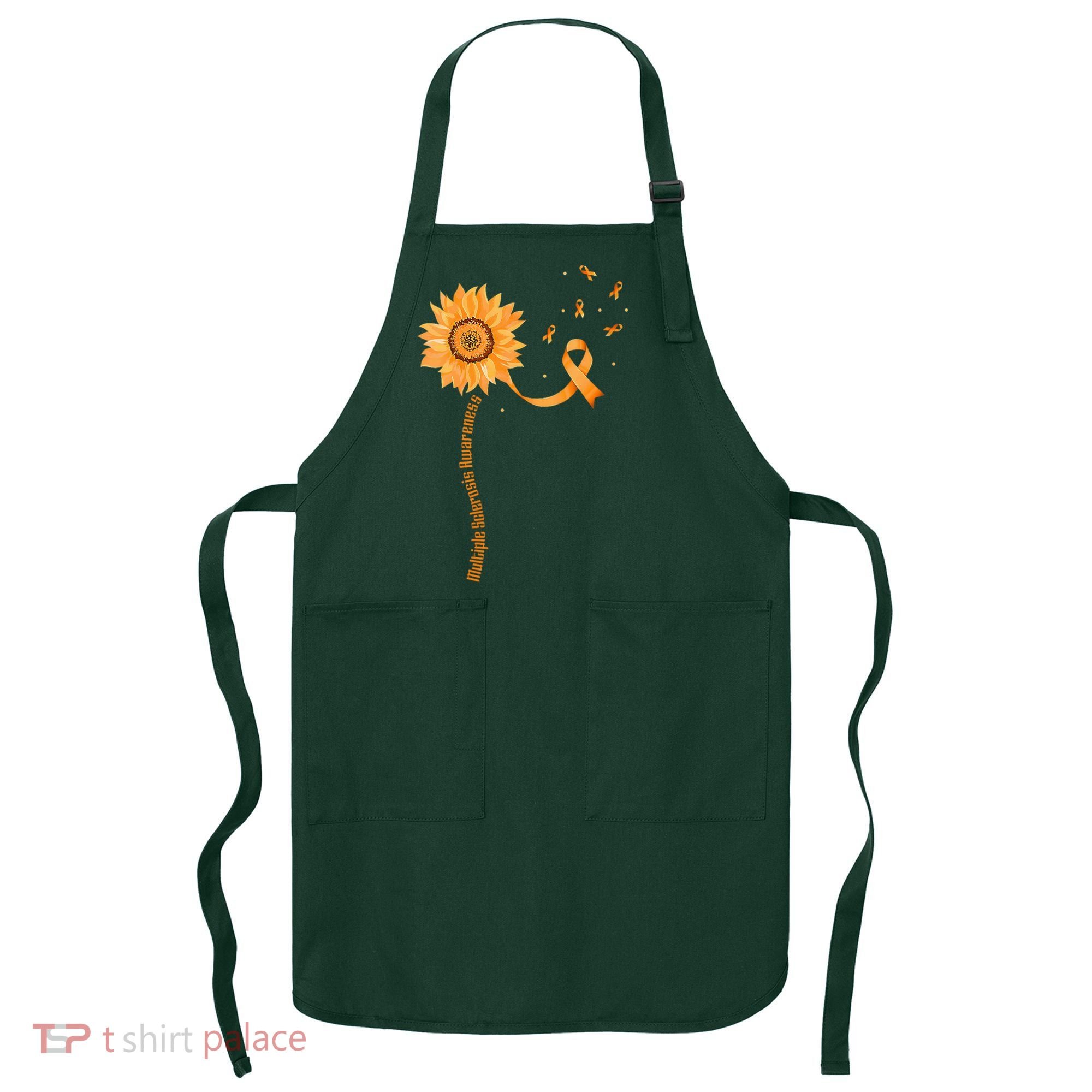 Orange Ribbon Multiple Sclerosis Awareness Apron
