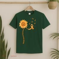 Orange Ribbon Multiple Sclerosis Awareness T-Shirt thumb 2