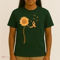 Orange Ribbon Multiple Sclerosis Awareness T-Shirt thumb 4
