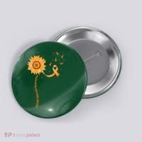 Orange Ribbon Multiple Sclerosis Awareness Button thumb 0