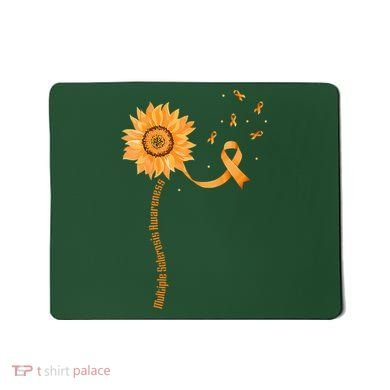 Orange Ribbon Multiple Sclerosis Awareness Mousepad