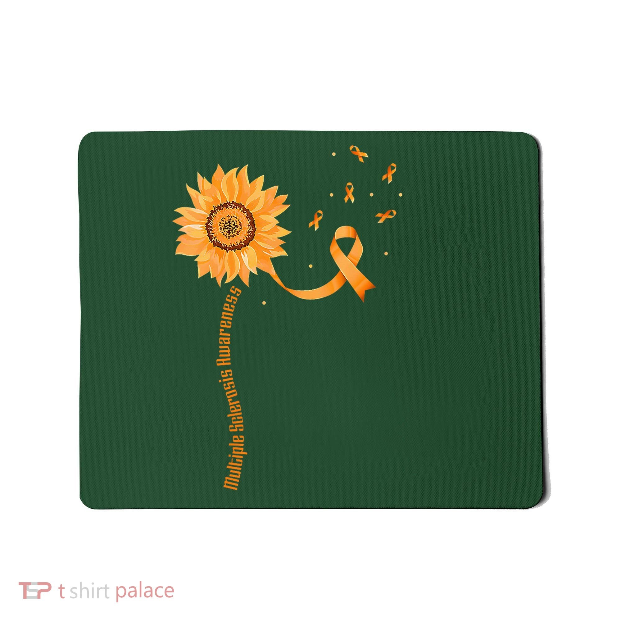 Orange Ribbon Multiple Sclerosis Awareness Mousepad