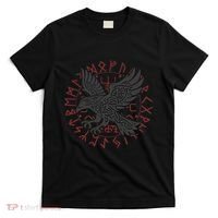 Odin’S Raven & Nordic Compass T-Shirt thumb 0