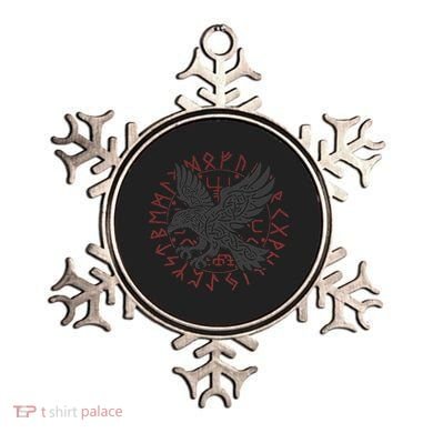 Odin’S Raven & Nordic Compass Ornament