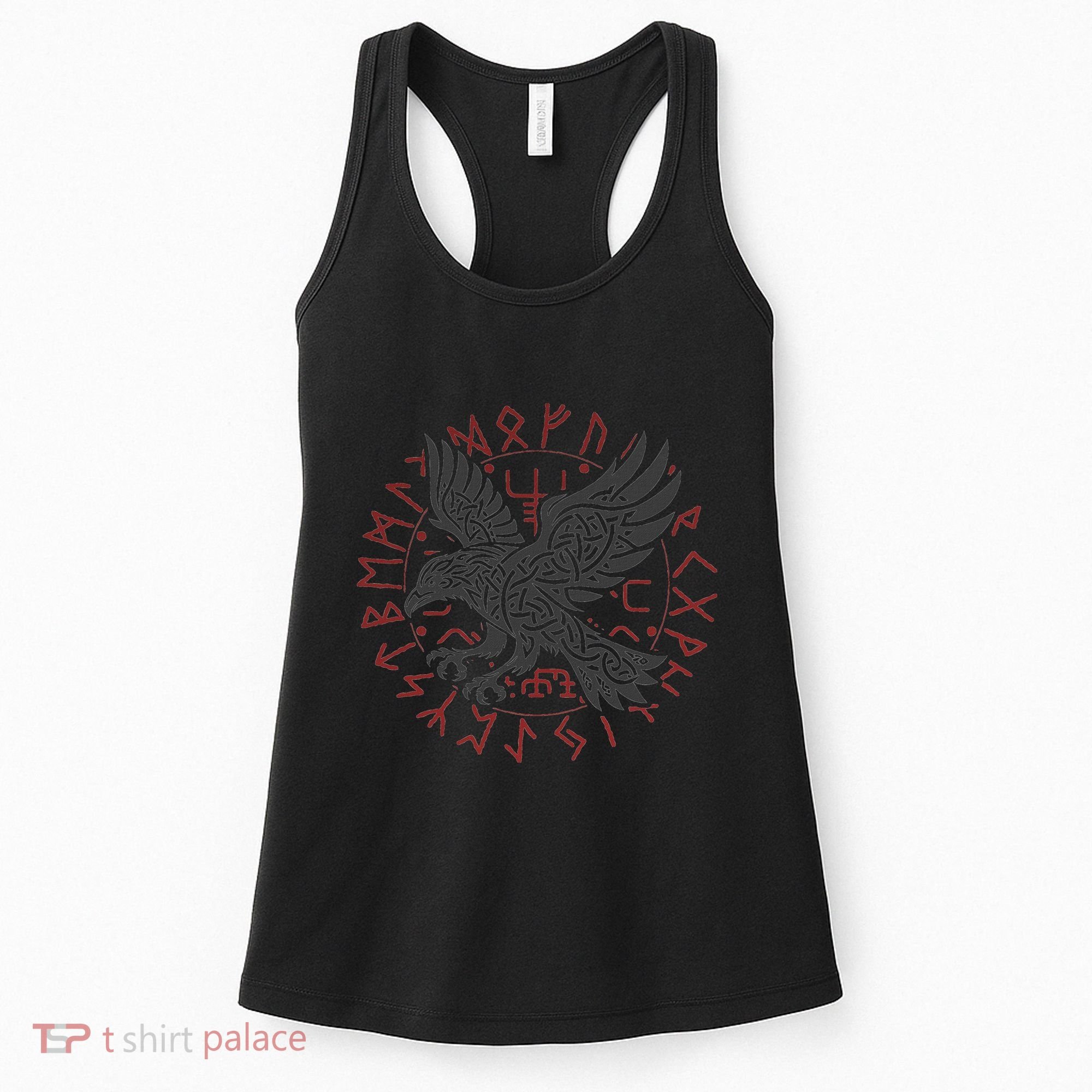 Odin’S Raven & Nordic Compass Women's Tank Top