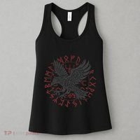 Odin’S Raven & Nordic Compass Women's Tank Top thumb 3
