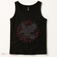 Odin’S Raven & Nordic Compass Tank Top thumb 2