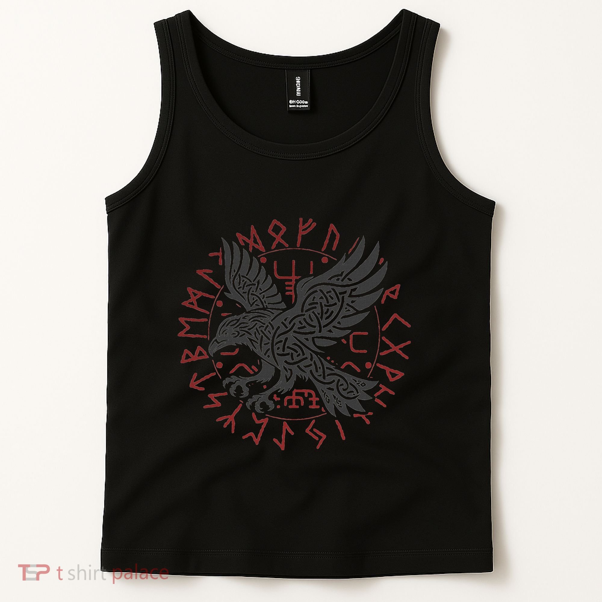 Odin’S Raven & Nordic Compass Tank Top
