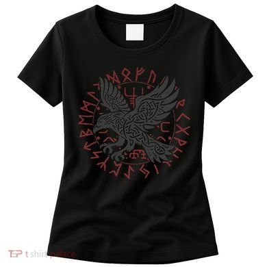 Odin’S Raven & Nordic Compass Women's T-Shirt