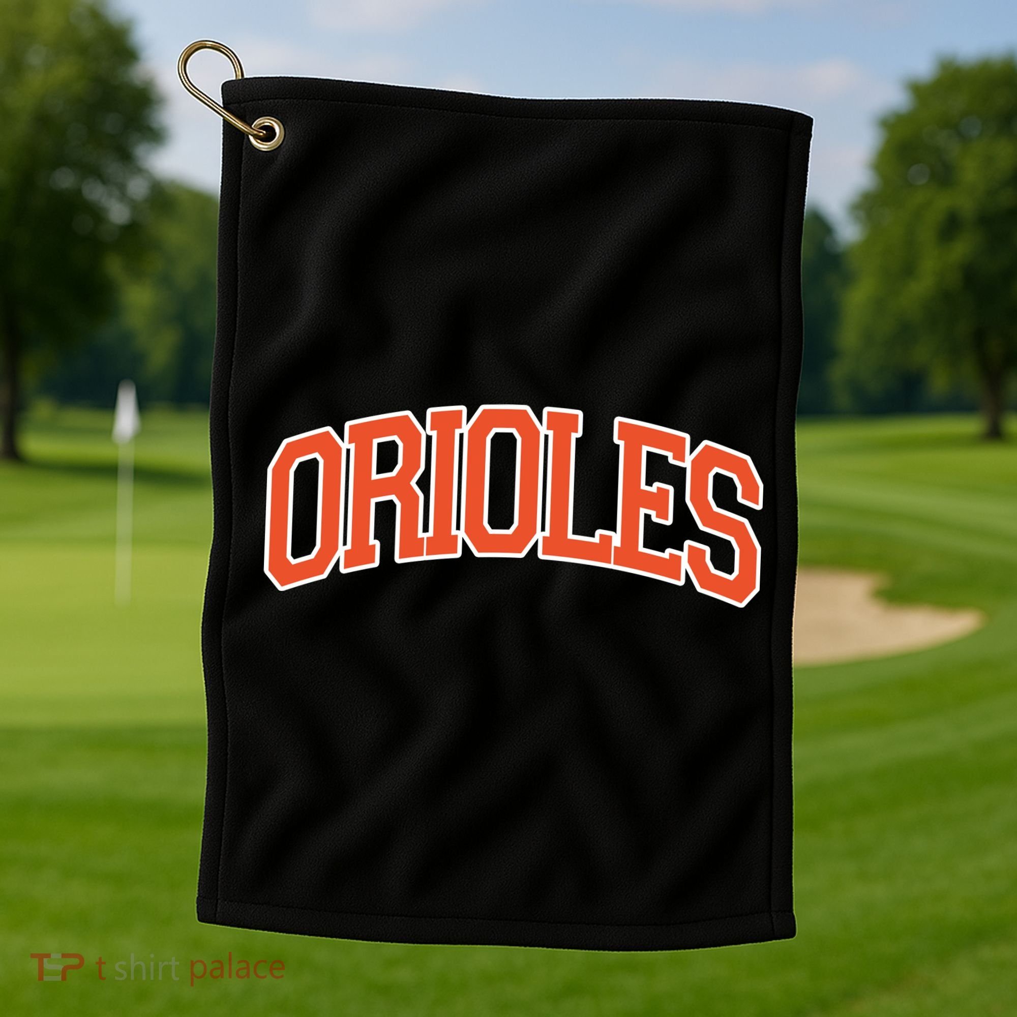 Orioles Retro Name Sports Gift Golf Towel