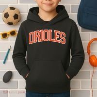 Orioles Retro Name Sports Gift Kids Hoodie thumb 2