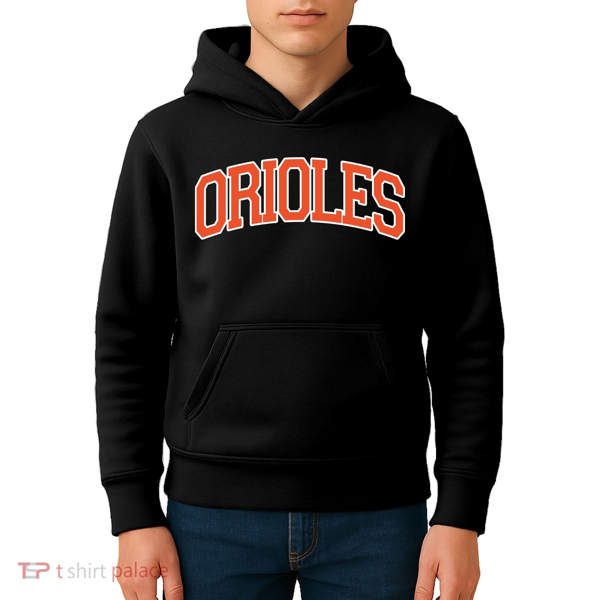 Orioles Retro Name Sports Gift Kids Hoodie