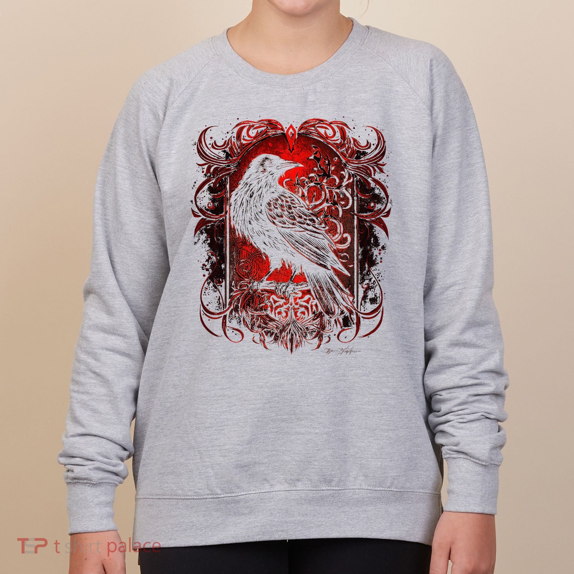 Odins Raven Northman Valhalla Norse Mythology Women's Sweatshirt