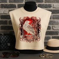 Odins Raven Northman Valhalla Norse Mythology Garment-Dyed Women's Muscle Tee thumb 3