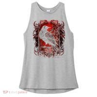 Odins Raven Northman Valhalla Norse Mythology Ladies PosiCharge Tri-Blend Wicking Tank thumb 0