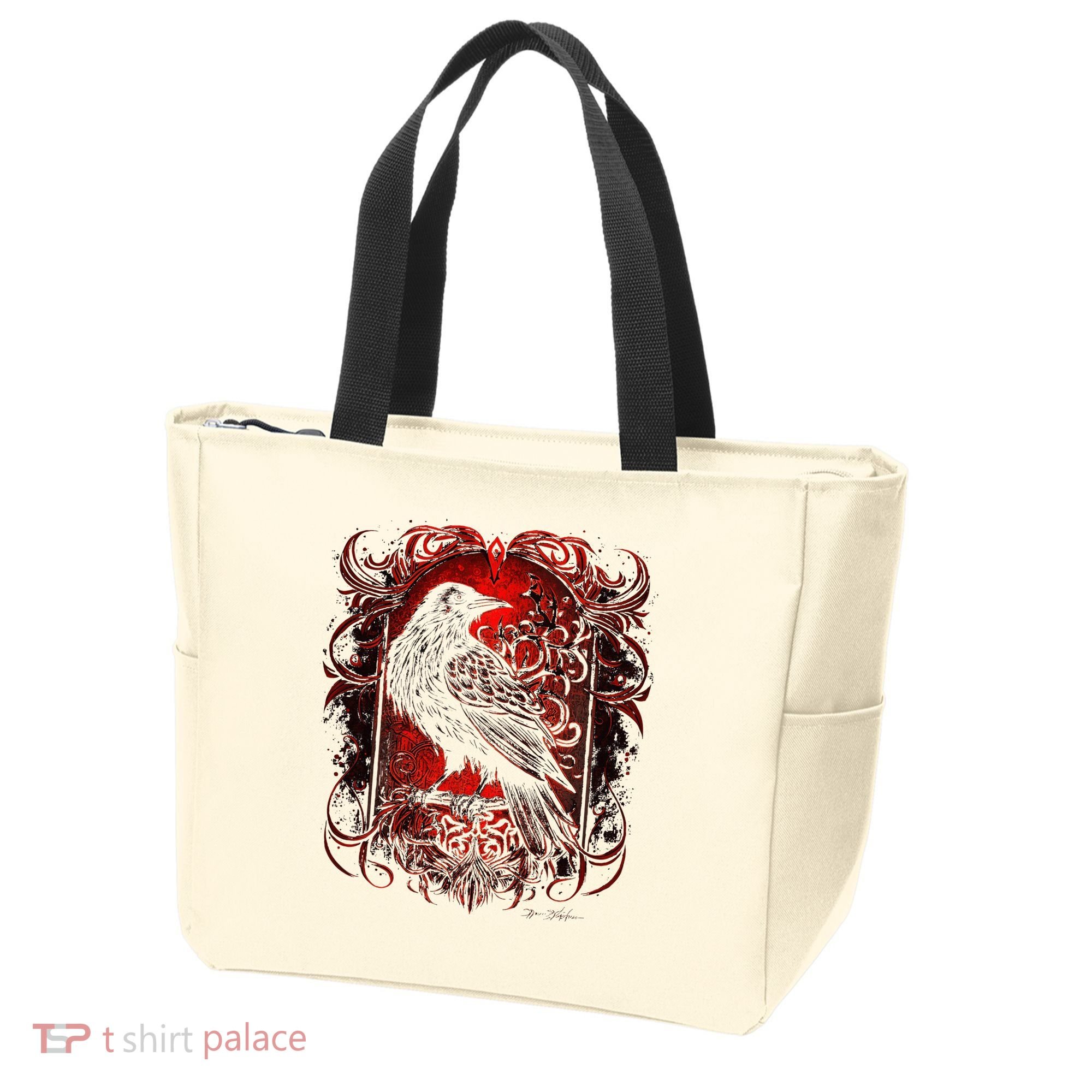 Odins Raven Northman Valhalla Norse Mythology Tote Bag