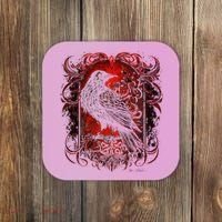 Odins Raven Northman Valhalla Norse Mythology Coaster thumb 0