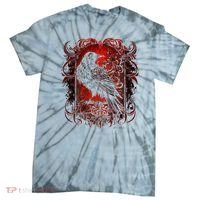 Odins Raven Northman Valhalla Norse Mythology Tie-Dye T-Shirt thumb 0