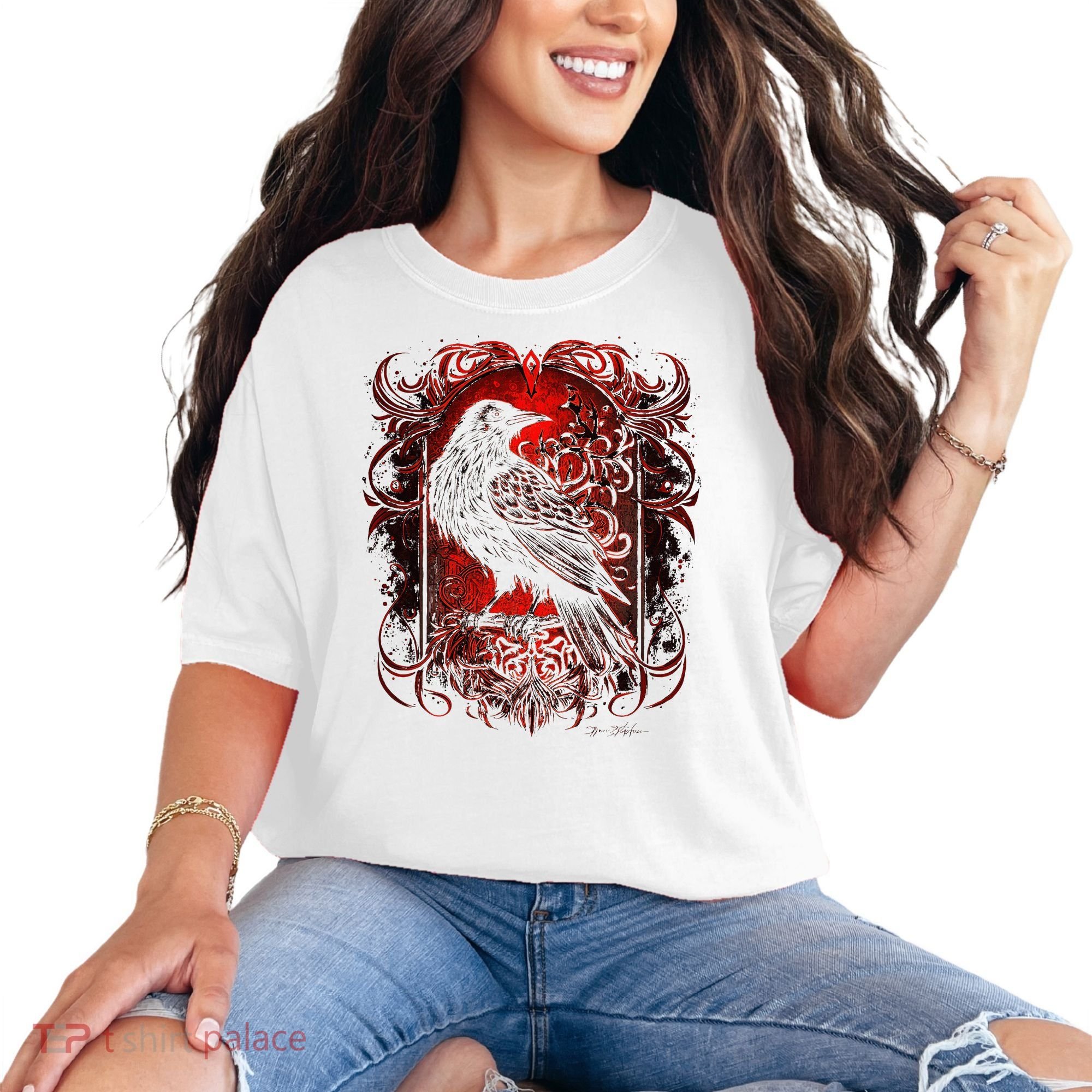 Odins Raven Northman Valhalla Norse Mythology Comfort Colors T-Shirt