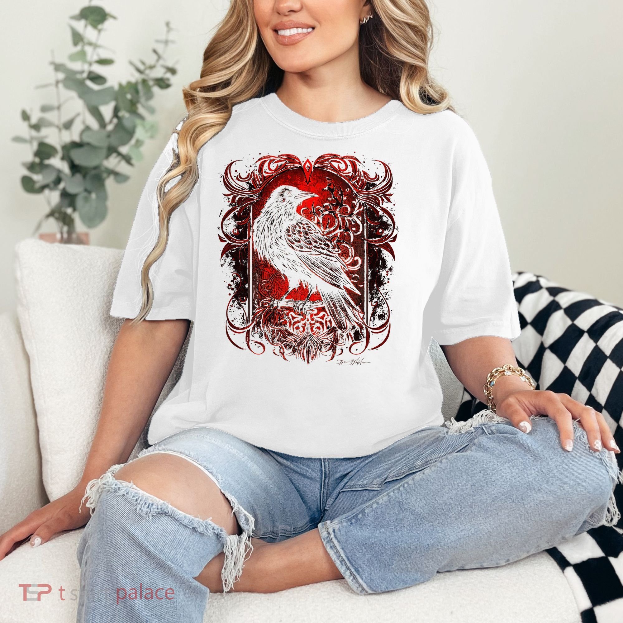 Odins Raven Northman Valhalla Norse Mythology Comfort Colors T-Shirt