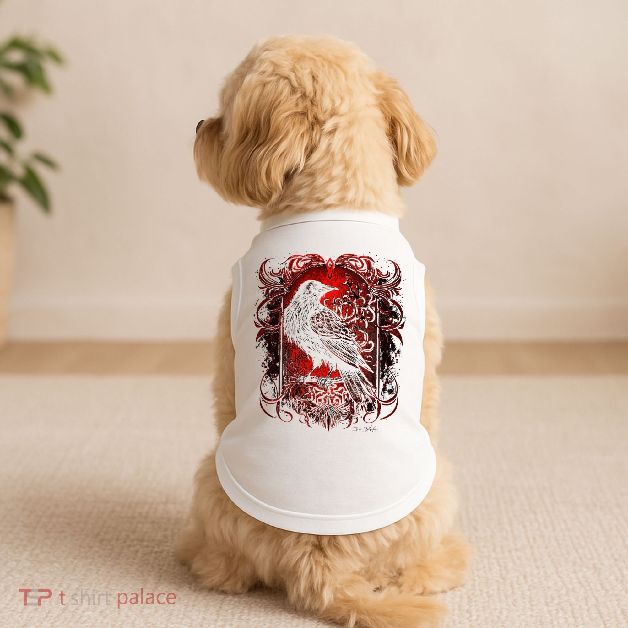 Odins Raven Northman Valhalla Norse Mythology Doggie Tank