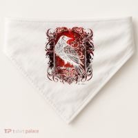 Odins Raven Northman Valhalla Norse Mythology USA-Made Doggie Bandana thumb 0