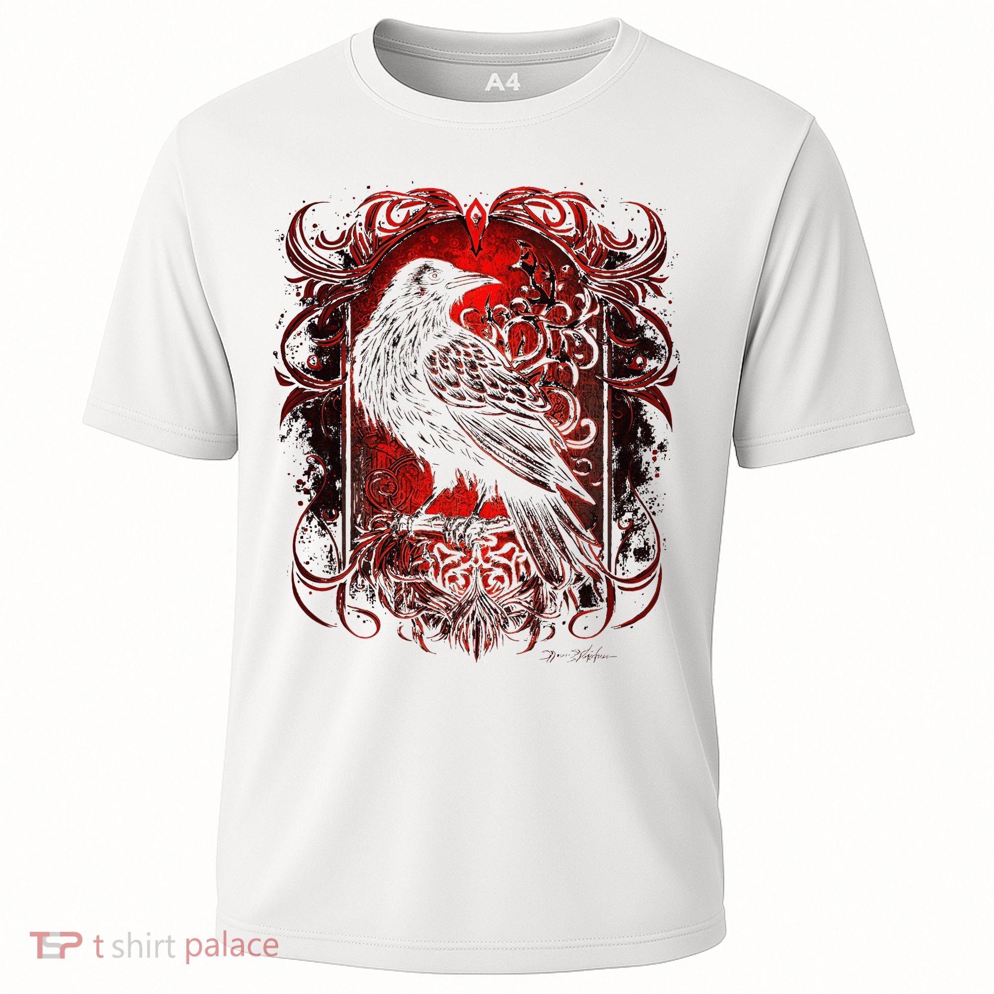 Odins Raven Northman Valhalla Norse Mythology Cooling Performance Crew T-Shirt