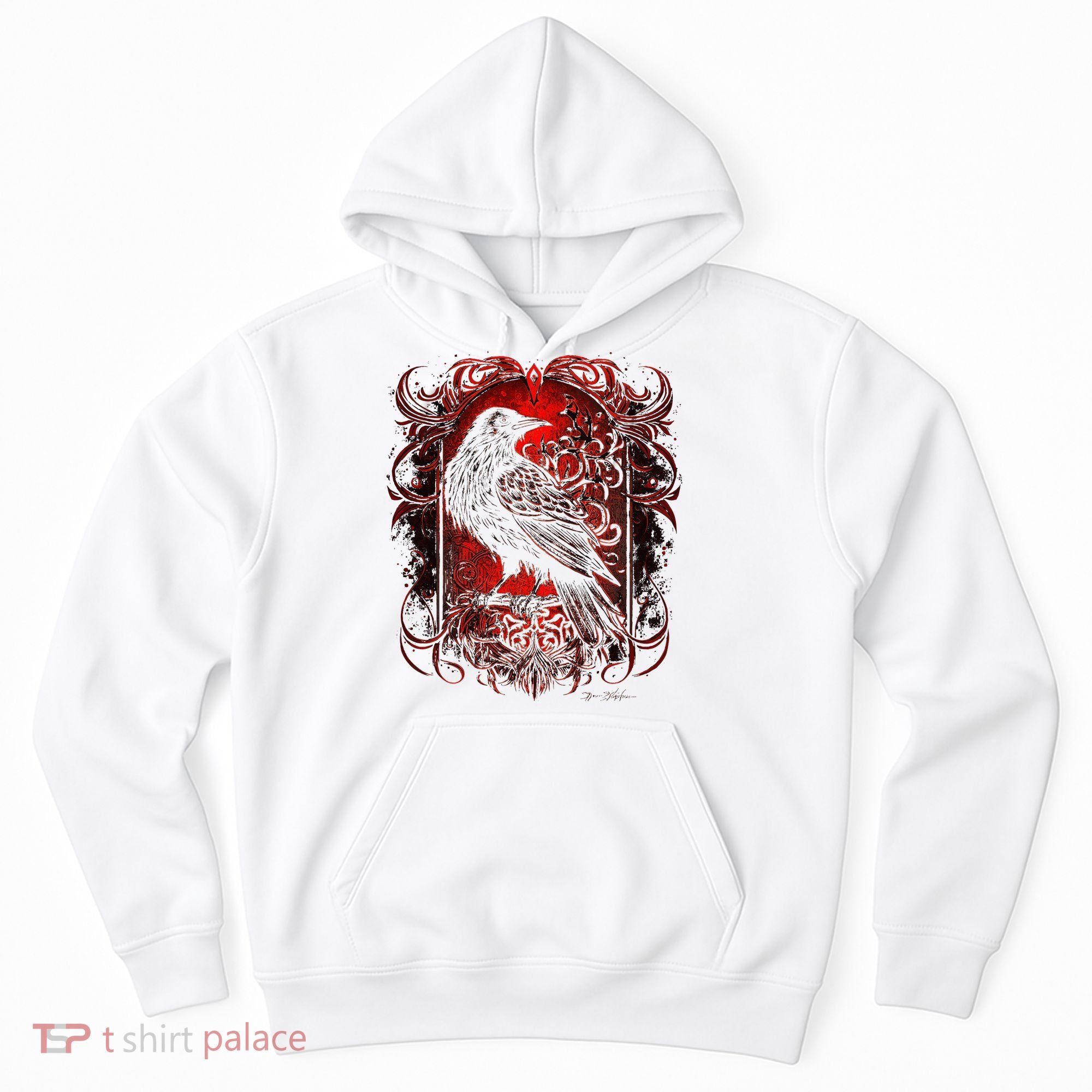 Odins Raven Northman Valhalla Norse Mythology Hoodie
