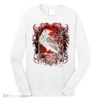 Odins Raven Northman Valhalla Norse Mythology Long Sleeve Shirt thumb 0