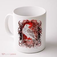 Odins Raven Northman Valhalla Norse Mythology Coffee Mug thumb 0