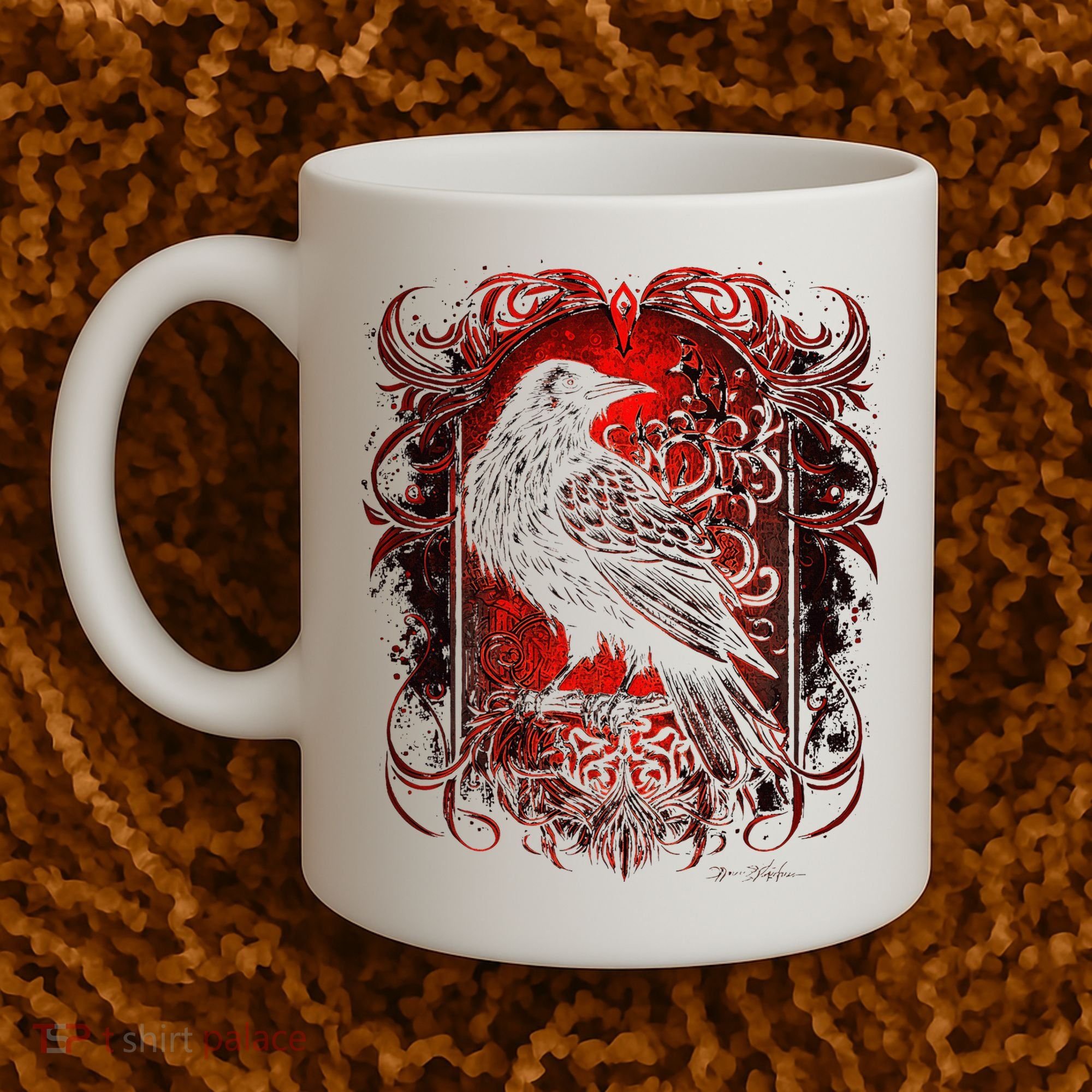 Odins Raven Northman Valhalla Norse Mythology Coffee Mug