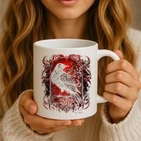 Odins Raven Northman Valhalla Norse Mythology Coffee Mug thumb 3