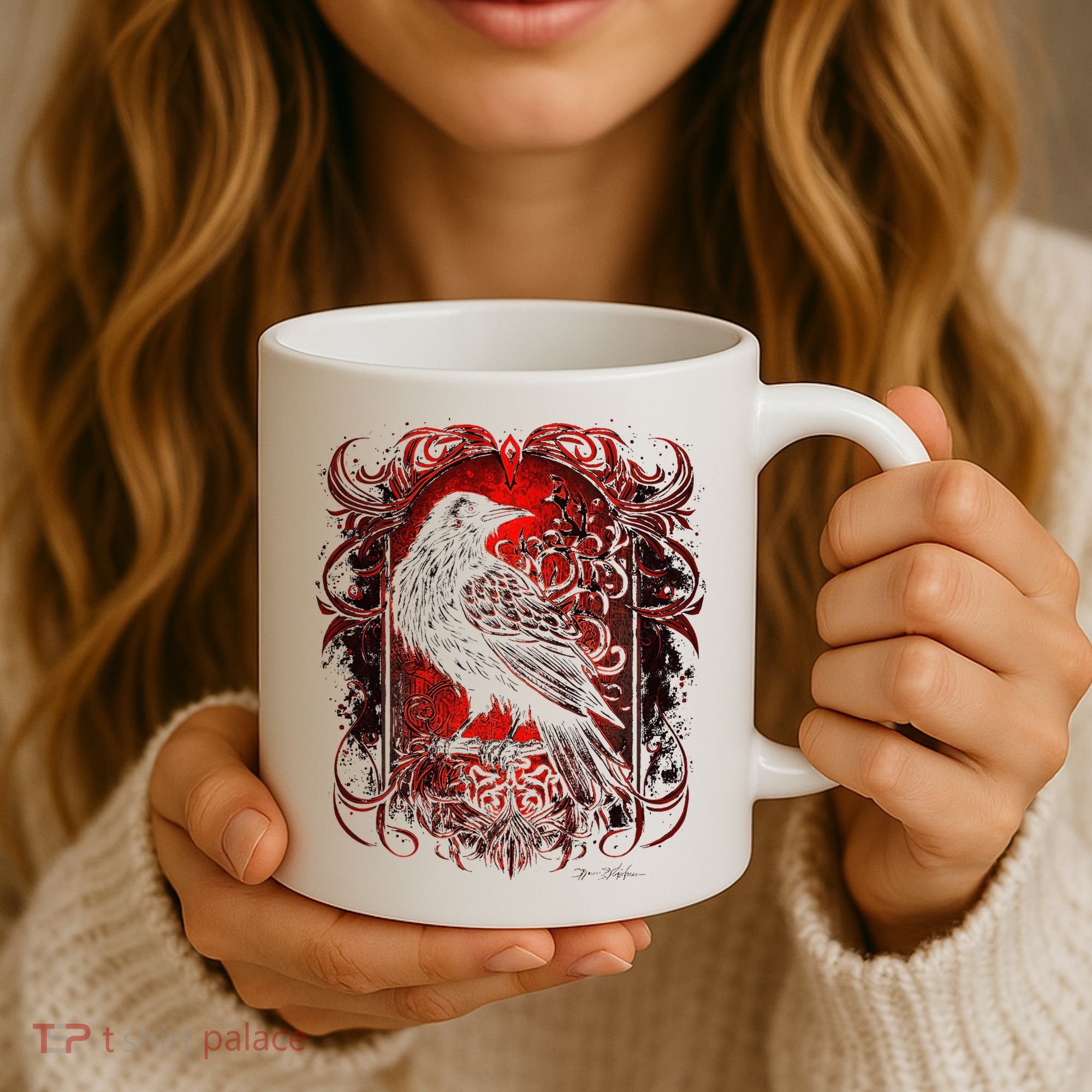 Odins Raven Northman Valhalla Norse Mythology Coffee Mug