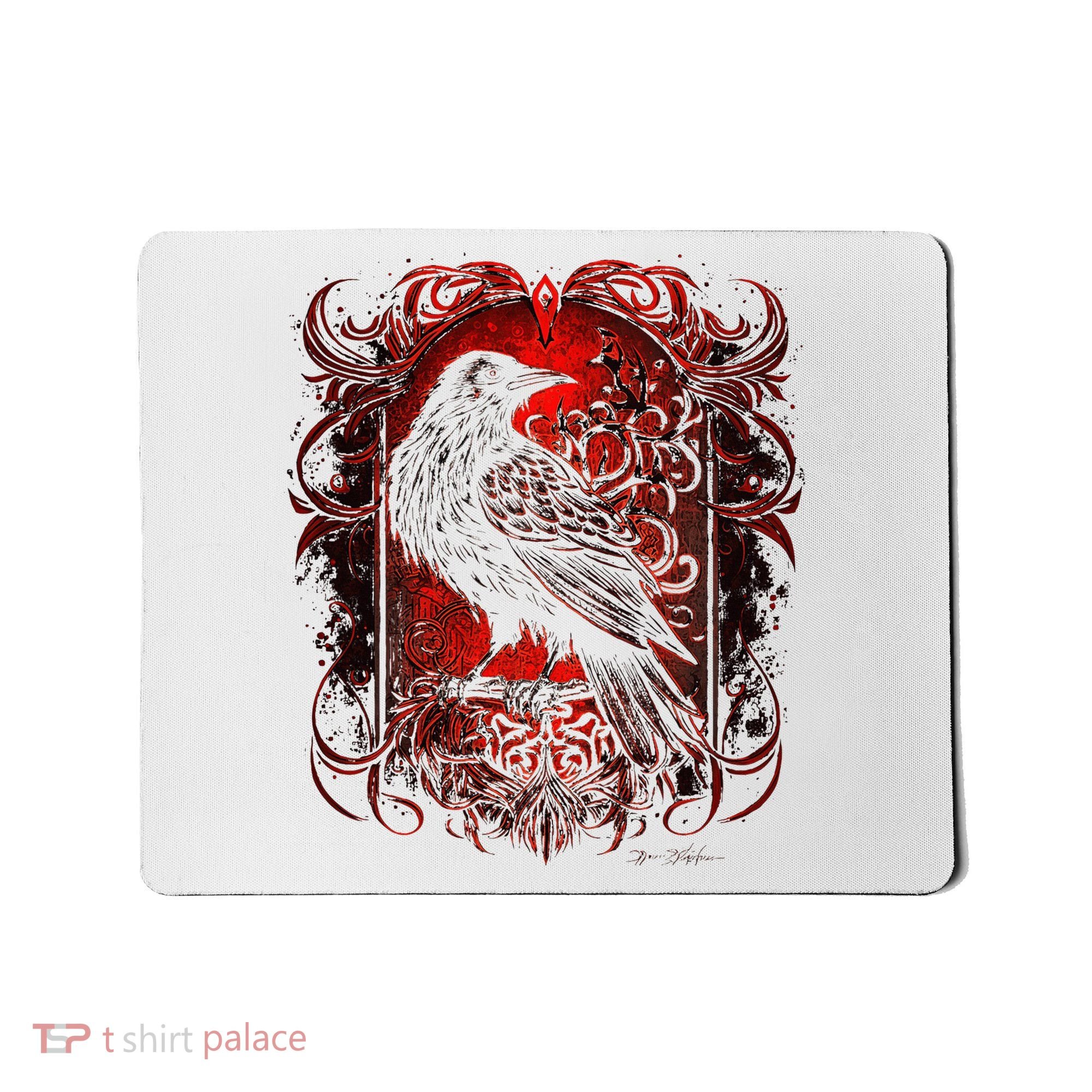 Odins Raven Northman Valhalla Norse Mythology Mousepad